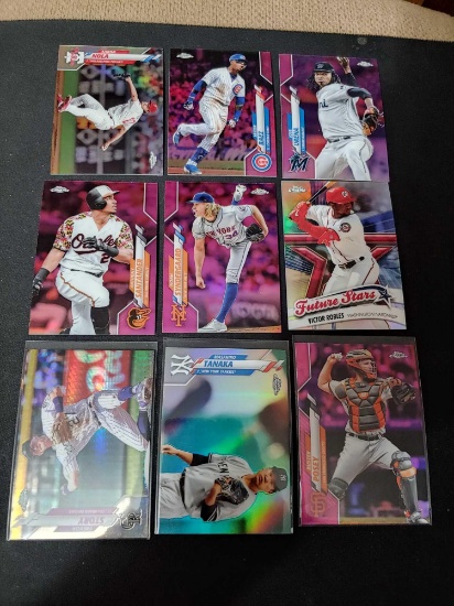 Refractor lot of 9