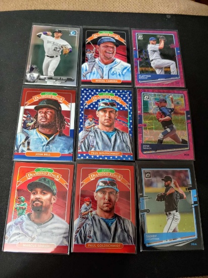 Refractor lot of 9