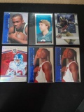 Sports card lot of 6