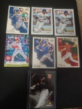 Baseball 7 card lot