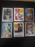 Sports card lot of 6