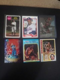 Sports card lot of 6