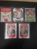 Patrick Mahomes II card lot of 5