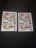 Mike Trout card lot of 2