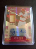 Ozzie Smith Auto bat card #11/15