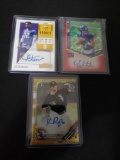 Autograph lot of 3