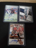 Auto & Jersey lot of 3