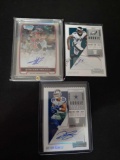 Autograph lot of 3