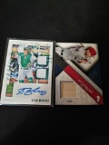 Autograph & jersey lot of 2