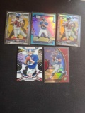 Eli Manning refractor lot of 5