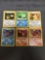 Amazing Lot of Vintage 2000 Pokemon Team Rocket Starters & Evolutions Trading Cards