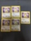 5 Count Lot of Jungle Meowth 56/64 Pokemon Trading Cards