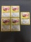 5 Count Lot of Jungle Eevee Pokemon Trading Cards