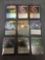 9 Card Lot of Magic the Gathering GOLD SYMBOL Rare Cards with Foils from Collection