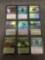 9 Card Lot of Magic the Gathering GOLD SYMBOL Rare Cards with Foils from Collection