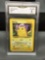 GMA Graded 1999 Pokemon Base Set Unlimited PIKACHU Yellow Cheeks Trading Card - EX-NM 6