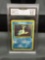 GMA Graded 1999 Pokemon Fossil LAPRAS Holofoil Trading Card - EX-NM+ 6.5