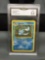 GMA Graded 1999 Pokemon Jungle Unlimited VAPOREON Holofoil Rare Trading Card - EX+ 5.5