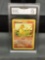 GMA Graded 2000 Pokemon Base 2 Set CHARMANDER Trading Card - NM+ 7.5