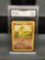 GMA Graded 2000 Pokemon Base 2 Set CHARMANDER Trading Card - NM+ 7.5