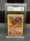 GMA Graded 2000 Pokemon Team Rocket DARK CHARMELEON Trading Card - NM-MT+ 8.5