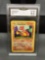 GMA Graded 1999 Pokemon Base Set Unlimited CHARMELEON Trading Card - EX-NM+ 6.5