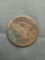 1850 United States 1 Cent Large Cent Penny Cent Coin