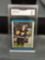 GMA Graded 1989-90 O-Pee-Chee #1 MARIO LEMIEUX Penguins Vintage Hockey Card - MINT 9