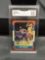 GMA Graded 1986-87 Fleer #93 CLIFF ROBINOSN 76ers Vintage Basketball Card - EX-NM+ 6.5
