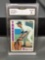 GMA Graded 1984 Topps #8 DON MATTINGLY Yankees ROOKIE Baseball Card - NM-MT 8