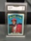 GMA Graded 1972 Topps #130 BOB GIBSON Cardinals Vintage Baseball Card - NM 7