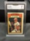 GMA Graded 1972 Topps #560 PETE ROSE Reds In Action Vintage Baseball Card - NM 7