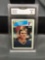 GMA Graded 1988-89 Topps #66 BRETT HULL Blues ROOKIE Vintage Hockey Card - NM-MT 8
