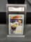 GMA Graded 1988-89 Topps #1 MARIO LEMIEUX Penguins Vintage Hockey Card - NM 7
