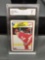 GMA Graded 1988-89 Topps #196 STEVE YZERMAN Red Wings Vintage Hockey Card - NM 7