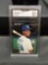 GMA Graded 1989 Mother's Cookies #4 KEN GRIFFEY JR. Mariners ROOKIE Baseball Card - NM-MT+ 8.5