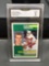 GMA Graded 1991-92 Pinnacle #320 NIKLAS LIDSTROM Red Wings ROOKIE Hockey Card - MINT 9