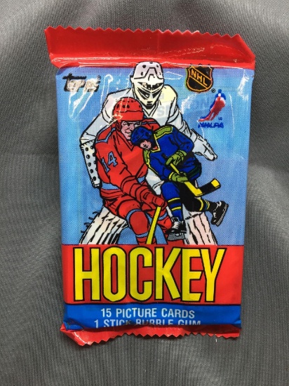Factory Sealed 1984-85 Topps Hockey 15 Card Pack - Steve Yzerman Rookie?