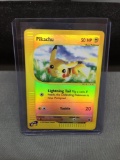 Reverse Foil Expedition Pikachu Pokemon Trading Card 124/165