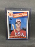 1985 Topps #401 MARK MCGWIRE USA Rookie Baseball Card