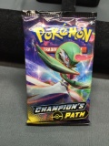 Champion's Path Pokemon Factory Sealed 10 Card Booster Pack from ETB Break