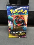 Champion's Path Pokemon Factory Sealed 10 Card Booster Pack from ETB Break