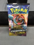 Champion's Path Pokemon Factory Sealed 10 Card Booster Pack from ETB Break