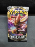 Pokemon Rebel Clash Factory Sealed 10 Card Booster Pack