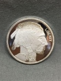 1 Ounce .999 Fine Silver Indian Head Buffalo Silver Bullion Round Coin