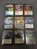 9 Card Lot of Magic the Gathering GOLD SYMBOL Rare Cards with Foils from Collection