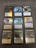 9 Card Lot of Magic the Gathering GOLD SYMBOL Rare Cards with Foils from Collection