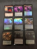 9 Card Lot of Magic the Gathering GOLD SYMBOL Rare Cards with Foils from Collection