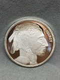 1 Ounce .999 Fine Silver Indian Head Buffalo Silver Bullion Round Coin