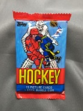 Factory Sealed 1984-85 Topps Hockey 15 Card Pack - Wayne Gretzky?